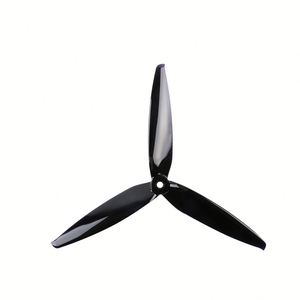 Hélice GEMFAN 3 pales 7040/9045/1050/1170 en fibre de verre et nylon noir brillant de 177,8 mm, efficace pour drones agricoles et modèles RC - Product Image 3
