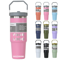 Gobelet de Voyage Isotherme en Acier Inoxydable Double Paroi 20oz 30oz, Logo Personnalisé Direct Usine