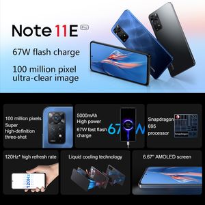 Fabbrica popolare telefono cellulare da 6.67 pollici octa core 108MP fotocamera 6GB 128GB smartphone <span class=keywords><strong>xiaomi</strong></span> <span class=keywords><strong>redmi</strong></span> <span class=keywords><strong>note</strong></span> <span class=keywords><strong>11e</strong></span> pro 5g - Product Image 2