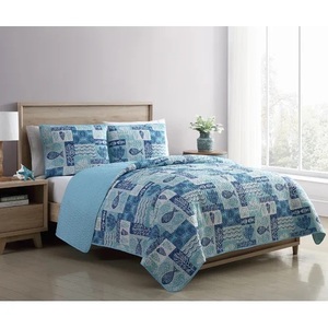 Venta al por mayor personalizado floral impreso juegos de edredón fundas de almohada a granel comprar <span class=keywords><strong>precio</strong></span> barato uso del hotel en casa con patrones de puntadas personalizadas - Product Image 3