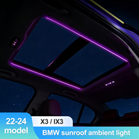 Bande lumineuse d'ambiance panoramique Rhythm, haute flexibilité, sans jaunissement, éclairage intérieur LED dissimulé pour BMW X3/IX3/X5/X5L/X6/X7