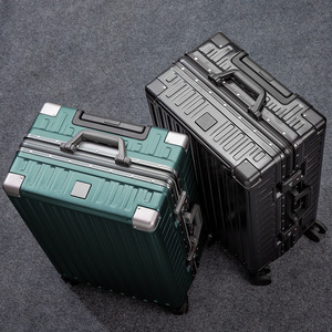 Valise à roulettes Yongsheng haut de gamme avec cadenas à code, 24 pouces, cadre en aluminium, roues universelles, grande capacité, pour voyage - Product Image 1