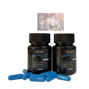 Cápsulas de Raiz de Maca Personalizadas OEM ODM 2026 para Vitalidade Masculina Suplemento Herbal Cápsulas Azuis de Raiz de Maca - Product Image 1