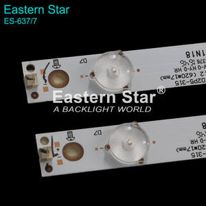 Barre de LED ES-637 LB-PF3030-GJD2P53153 TV 32 pouces pour <span class=keywords><strong>PHIL</strong></span> IPSS LE32S5970 3 pièces/ensemble 620MM TV LED rétro-éclairage - Product Image 2