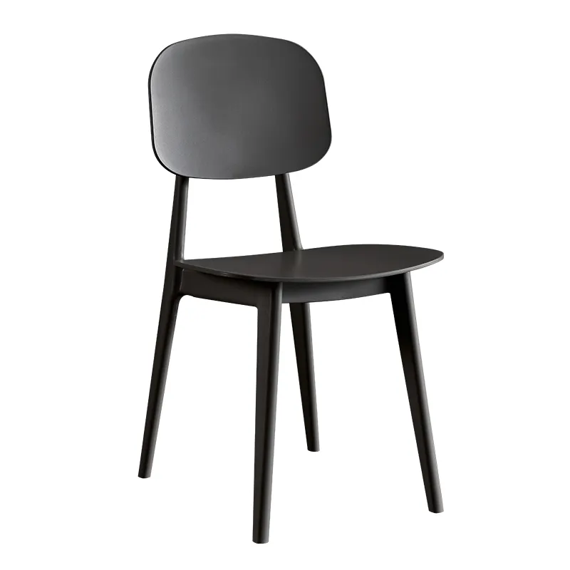 Chaise de salle à manger minimaliste moderne dossier plastique créatif salon salle à manger chambre chaise de loisirs