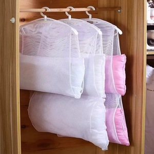 Bolsa de red de secado de almohada de doble nivel para el hogar, malla de poliéster, multifunción, plegable, almacenamiento a prueba de viento para sala de estar - Product Image 6