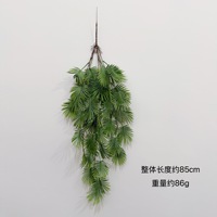 Plantes vertes artificielles, fougères pour plafond et décoration murale, eucalyptus, feuilles en forme de bois de cerf pour la décoration de fenêtre