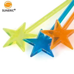 Whiskey Cocktail Campuran Swizzle Tongkat Pengaduk Kering Es Picks Ramah Lingkungan Mengaduk Plastik Jernih Swizzle Tongkat - Product Image 3