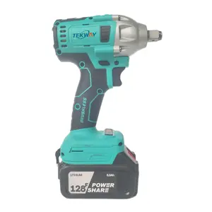 20V Tác Động Có Thể Sạc Lại Cờ Lê Mô-men Xoắn Cao Lốp Xe Tải Điện Mô-men Xoắn Điện Nhiệm Vụ Nặng Nề Xe Không Chổi Than Không Dây Cờ Lê Công Cụ