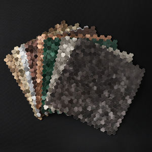 Faites-le vous-même Carreaux de mosaïque en aluminium brossé argent peler et coller pour la décoration murale - Product Image 5