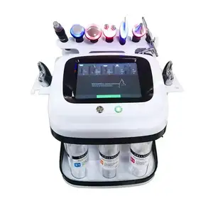 Instrumento de belleza facial Black Pearl 8 en 1 Microdermoabrasión Dermabrasion Peel Spa Máquina facial