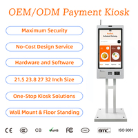 Wall Mount or Stand Restaurant Payment Kiosk Touch Screen Self Ordering Kiosk Bill Payment Food Order Terminal Ordering Machine