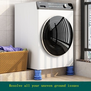Máy giặt đồ nội thất Chiều cao Pad, máy giặt cơ sở Hỗ trợ khung, điều chỉnh chống trượt và hấp thụ sốc cao su Pad - Product Image 2