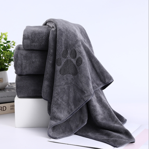 Serviette de bain en microfibre <span class=keywords><strong>pour</strong></span> <span class=keywords><strong>chien</strong></span>, serviette douce et super absorbante, séchage rapide, produit d'extérieur, usine - Product Image 3
