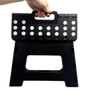 9 Inch Folding <strong>Step</strong> <strong>Stool</strong> Adult Kids Black EN 581 Gift Packing Easy Carry <strong>Step</strong> up <strong>Stools</strong> &amp; Ottomans for Room Supermarket - Product Image 1