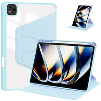 Étui pour tablette en cuir à rabat à rotation à 360 ° pour Infinix Xpad X Pad 11 pouces 2024 affaires de luxe avec fente pour stylo Funda housse antichoc