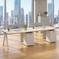 Postes de travail modernes pour bureaux, bureaux informatiques de luxe, tables de séparation pour employés, ensemble de mobilier de direction, vente en gros d'usine
