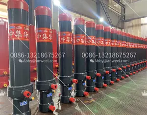 Popular 3/4/5 Stages Hydraulic Piston Cylinder Meiller Telescopic Hydraulic Cylinder