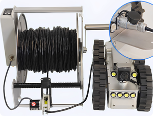หุ่นยนต์ตรวจสอบท่ออัจฉริยะแบบ HD พร้อมสายเคเบิล 100-200 เมตร ควบคุมผ่านแอพ WiFi พร้อมกล้องตรวจสอบ - Product Image 4