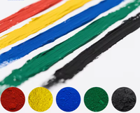 Pigment d'oxyde de fer à haute résistance aux intempéries, colorant acide pour revêtements architecturaux en béton extérieur et cuir