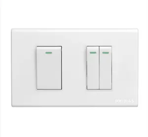 American Mexico switch 120 type electric light switches house wiring appliance 3 gang small button
