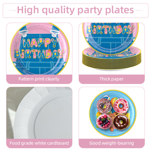 Juego de Platos y Servilletas con Diseño de Dibujos Animados para Profesor de Inglés, para 24 Personas, Ideal para Cumpleaños - Product Image 2