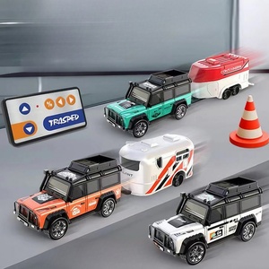 Mini Coche RC a Escala 1/64, Modelo A-6601A/B, 2.4G, Vehículo Todoterreno RC, Remolque RC, Modelo de Aleación, Velocidad Ajustable, Juguete, Regalo - Product Image 6