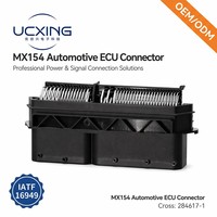 Connecteur automobile 284617-1 ECU 154 broches, coudé à 90 degrés, pas mixte, pour système de signalisation de l'unité de commande moteur