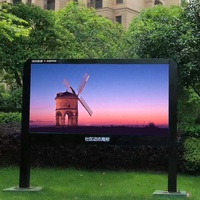 Mini écran LED extérieur P6 SMD en fer 6 mm IP65, mur vidéo de 6 mètres pour la publicité dans les parcs urbains, panneau LED 140