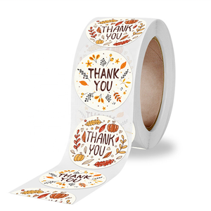 Etiquetas Autoadhesivas con Logotipo Personalizado, Impresión para Decoración de Paquetes, Resistentes al Agua, Troqueladas, Redondas, de Papel Kraft, Adhesivos Fuertes - Product Image 2