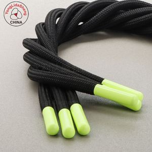 Cordones Redondos Negros Personalizados al por Mayor para Zapatos con Punta - Product Image 1