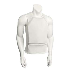 سترة تدريب تكتيكية مخفية من الأراميد والبولي إيثيلين مع سحاب جانبي للأمن، تصنيع حسب الطلب - Product Image 2