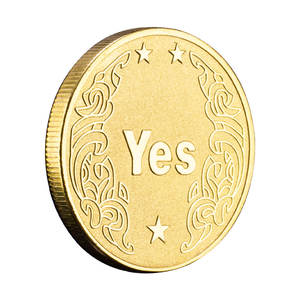 Si o No previsione decisione moneta Ouija oro gotico placcato souvenir moneta e regali monete Commemorative - Product Image 5