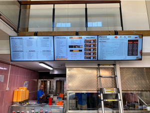 Wi-Fi USB Split-<strong>Screen</strong> LCD <strong>Display</strong> Digital Menu <strong>Board</strong> for Restaurant Photo and Video Advertising - Product Image 6