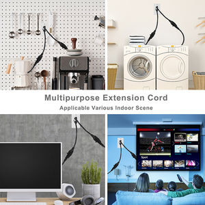 5-15R удлинитель 1 фут кабель переменного тока Шнур питания 18Awg оригинальный 5-15P Nema - Product Image 2