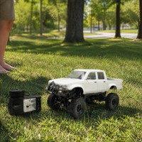 Camionnette RC 4x4 télécommandée, style vintage, tout-terrain, avec barre de protection, homologuée EN71 CE, jouet de qualité supérieure pour adultes