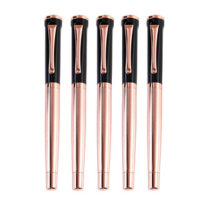 High Quality Business Metal Gel <b>Pen</b> 0.7mm Black Silver Roller <b>Pen</b> With Logo Smoother Writing <b>Pen</b> - Product Image 5