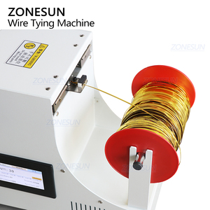 เครื่องรัดสายไฟอัตโนมัติความเร็วสูง ZONESUN ZS-GWT01 สำหรับบรรจุภัณฑ์แนวตั้ง พร้อมสายรัดทอง - Product Image 3
