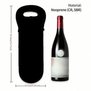 Sac isotherme en néoprène de haute qualité pour une bouteille de vin, porte-bouteilles de champagne, protection de voyage, cadeau d'anniversaire - Product Image 2