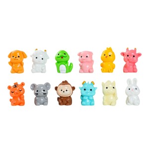 Arcoíris Candy DIY: Miniaturas de Resina de Animales del Zodíaco para Decoración Creativa de Estudio, Hogar y Oficina - Product Image 5