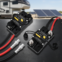 Interruptor de Fusible en Línea Topstone E92B 12-48V DC 50-300A, Reinicio Manual, Relé de Protección Térmica Contra Sobrecarga para ATV, Embarcaciones, Energía Solar