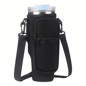 Bottle Bag for Simple Modern Cup with Handle for 40oz Adjustable Strap Pouch and Phone <b>Pocket</b> for Walking Travelling Camping - Product Image 2
