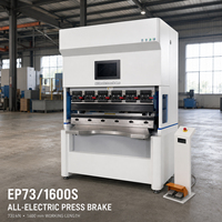 Prensa Plegadora Eléctrica de Alta Precisión 73T 1600mm EP73/1600S, Máquina Automática CNC para Doblar Chapa Metálica, Sin Aceite, Ahorro de Energía