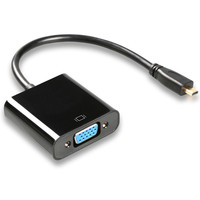 Mini convertisseur adaptateur Micro HDMI vers VGA Mini câble de Conversion HDMI 1080P Micro HDMI mâle vers VGA femelle pour PC ordinateur portable