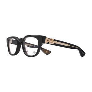 Monture de lunettes d'ordinateur transparente Chrome Hearts Cross <span class=keywords><strong>Christian</strong></span> Classic pour femmes et hommes, verres anti-lumière bleue - Product Image 3