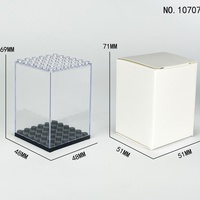 Cajas de Exhibición para Figuras de Juguete, en Oferta, Caja de Exhibición Transparente a Prueba de Polvo para Minifiguras de Bloques de Construcción, Juego de Bloques de Construcción