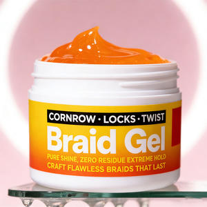 Private Label Shine Braid ing <span class=keywords><strong>Gel</strong></span> Haarstyling-<span class=keywords><strong>Gel</strong></span> Nicht fettiges, extra haltbares, ordentliches Braid-<span class=keywords><strong>Gel</strong></span> - Product Image 3