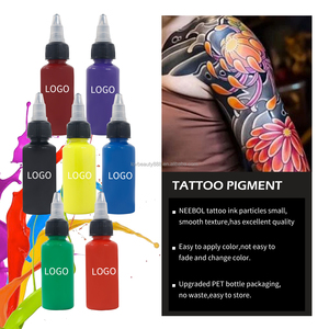 Kit d'encre pour tatouage de 30 ml, 25 couleurs, encre à base de plantes, à base d'eau, encre permanente pour l'art corporel - Product Image 6