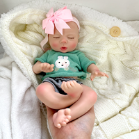 Poupée Reborn Prématuré en Silicone Souple de 30 cm (12 po) avec Détails Faciaux Délicats, Faite à la Main pour Collectionneurs de Prématurés