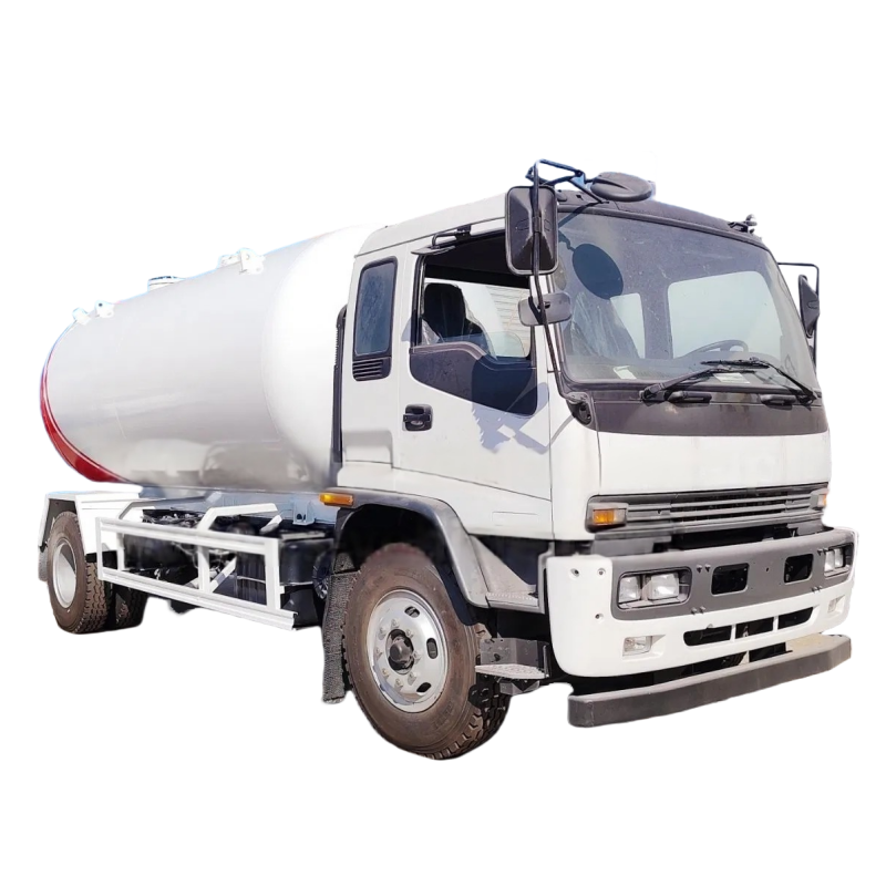 Новый бензовоз ISUZU Fvr LPG 12 тонн 4*2 lpg газовый бак грузовик с выбросами Евро 5 с газовым устройством заводская цена